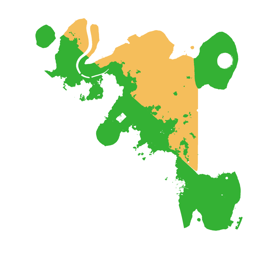 Biome Rust Map: Procedural Map, Size: 3000, Seed: 6531539