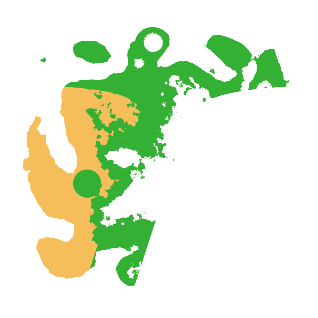 Biome Rust Map: Procedural Map, Size: 3000, Seed: 1873425