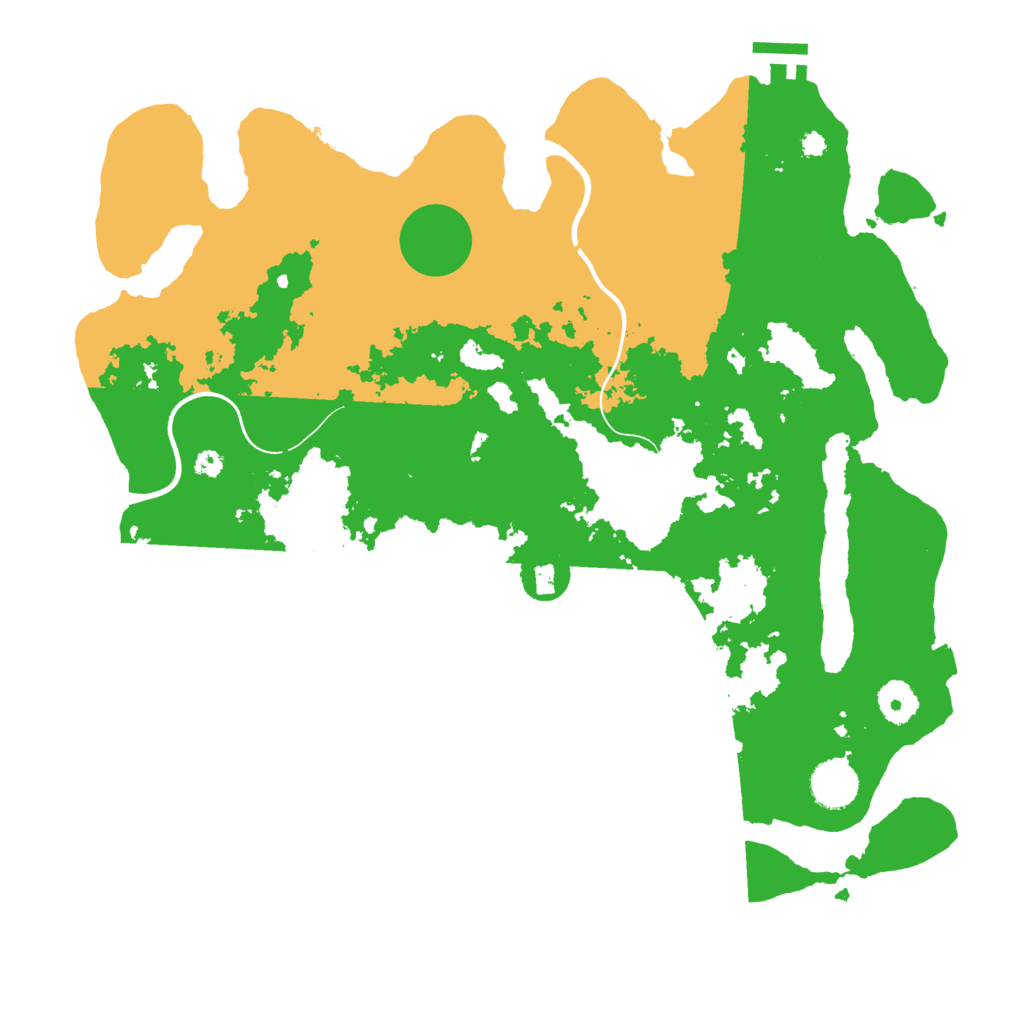 Biome Rust Map: Procedural Map, Size: 3750, Seed: 73765908