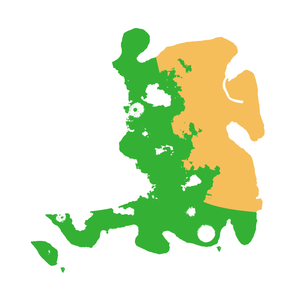 Biome Rust Map: Procedural Map, Size: 3000, Seed: 601659