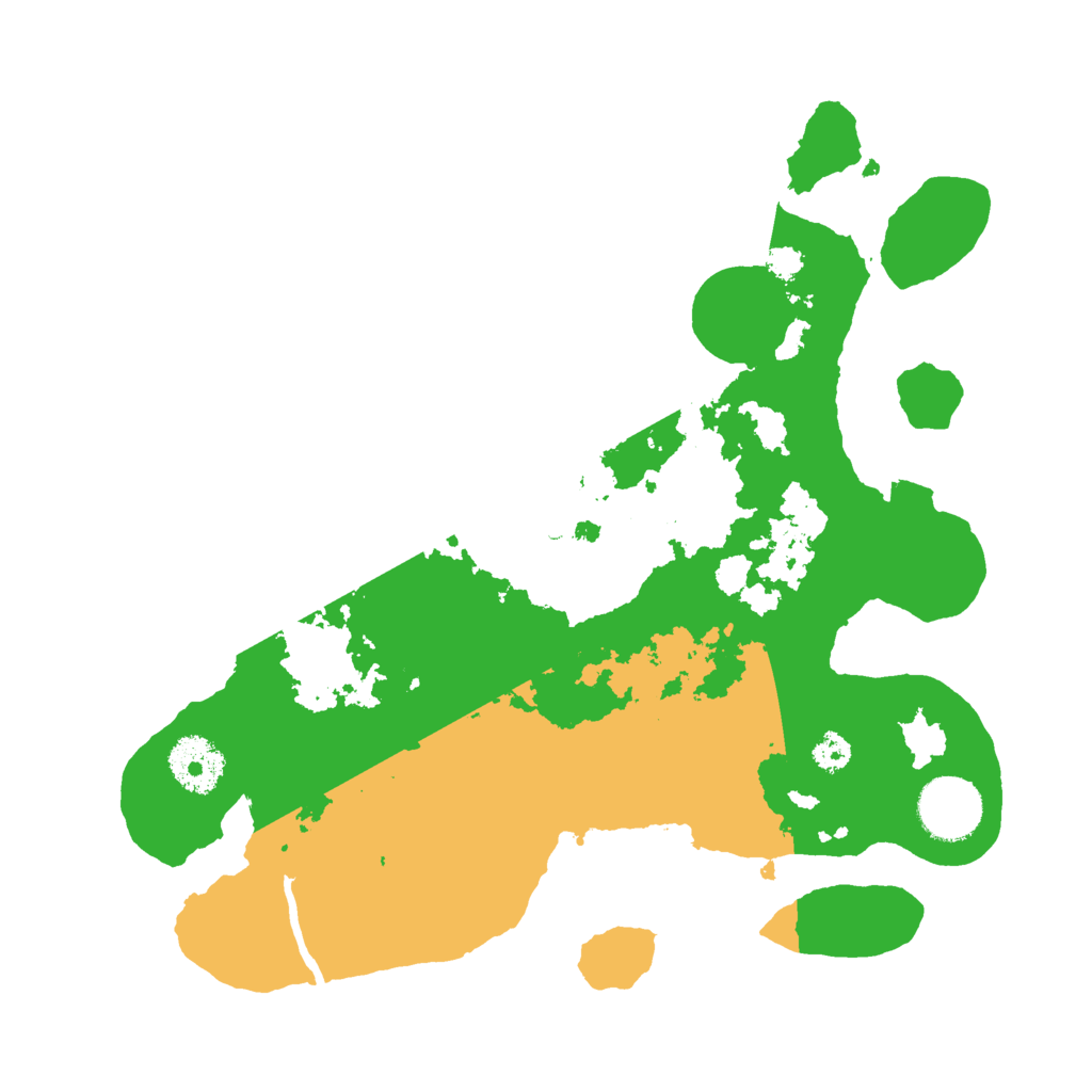 Biome Rust Map: Procedural Map, Size: 3000, Seed: 1616401415