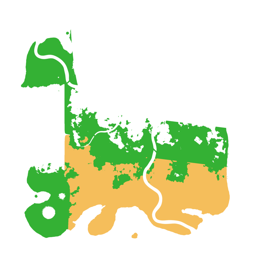 Biome Rust Map: Procedural Map, Size: 3600, Seed: 11405