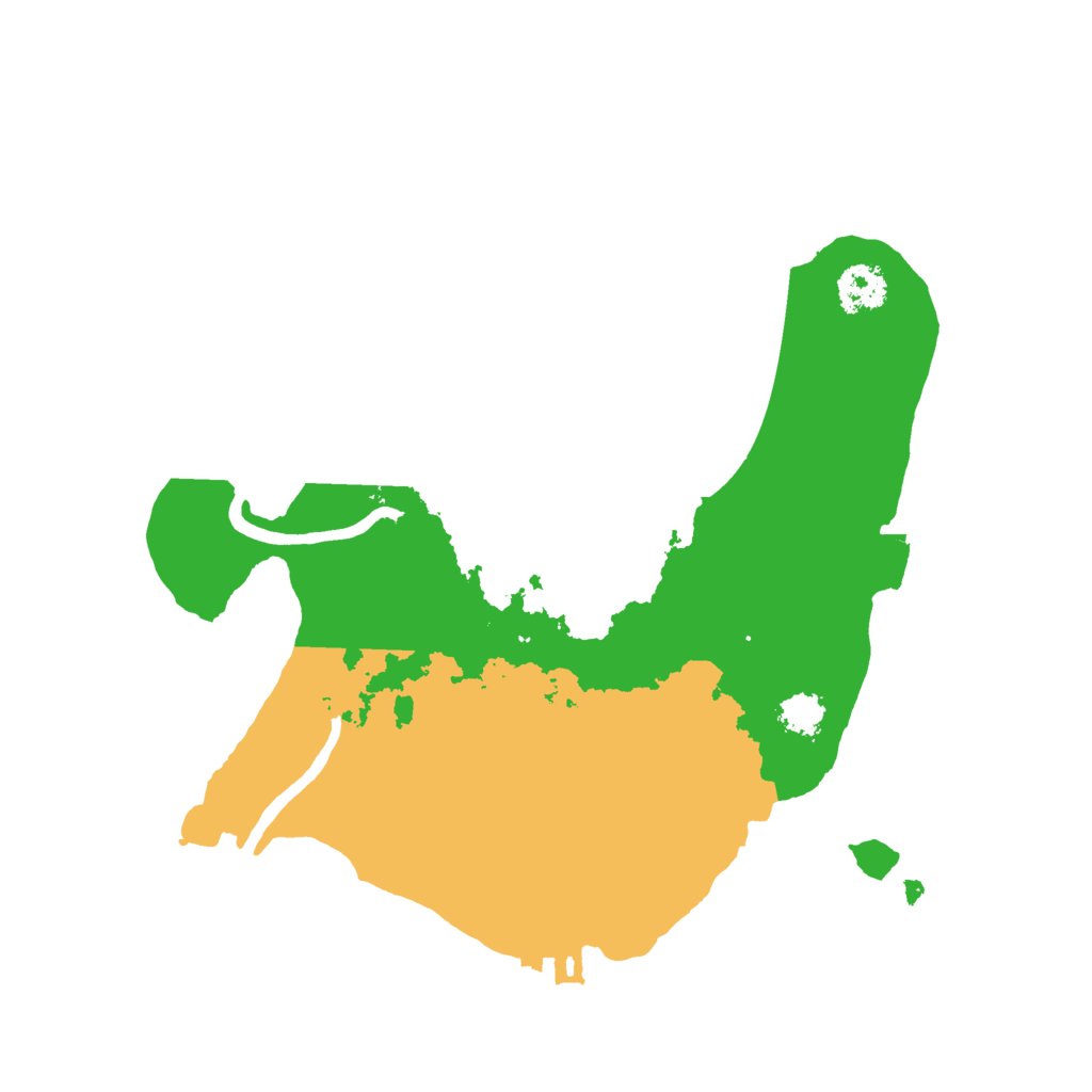 Biome Rust Map: Procedural Map, Size: 2300, Seed: 712370000