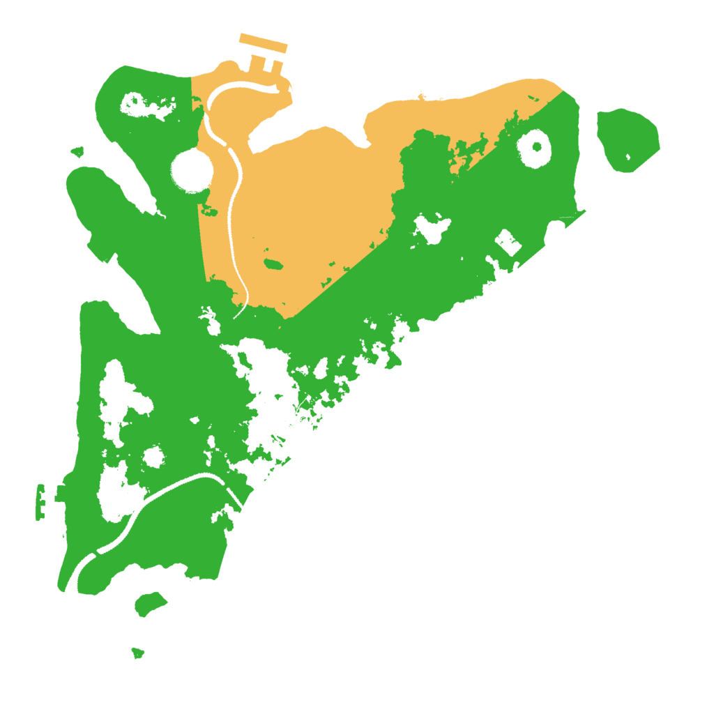 Biome Rust Map: Procedural Map, Size: 3000, Seed: 234534