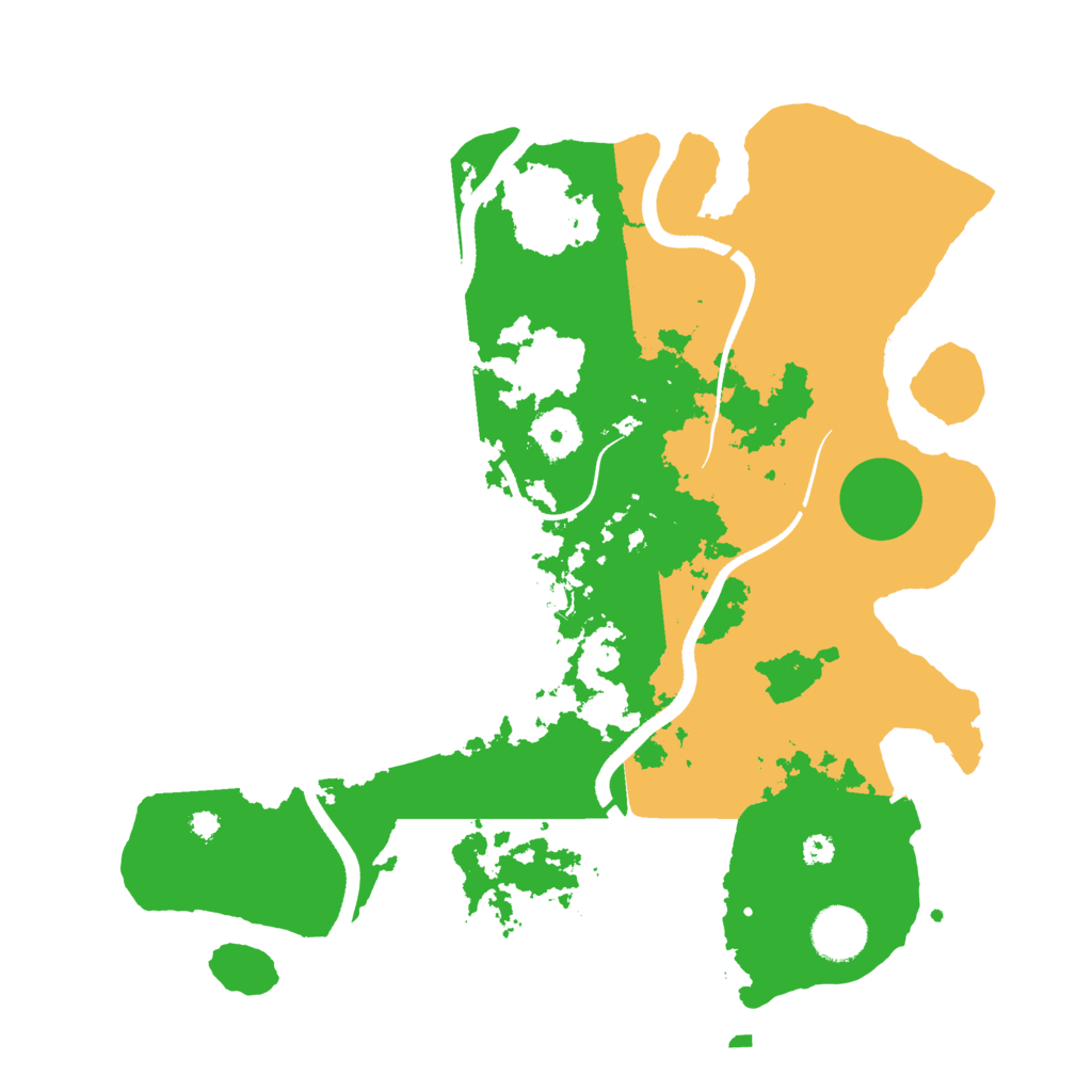 Biome Rust Map: Procedural Map, Size: 3500, Seed: 1546846416