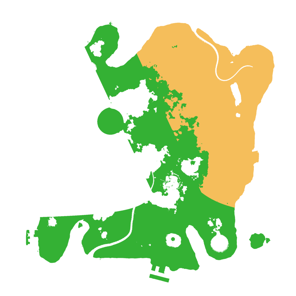 Biome Rust Map: Procedural Map, Size: 3000, Seed: 593967156