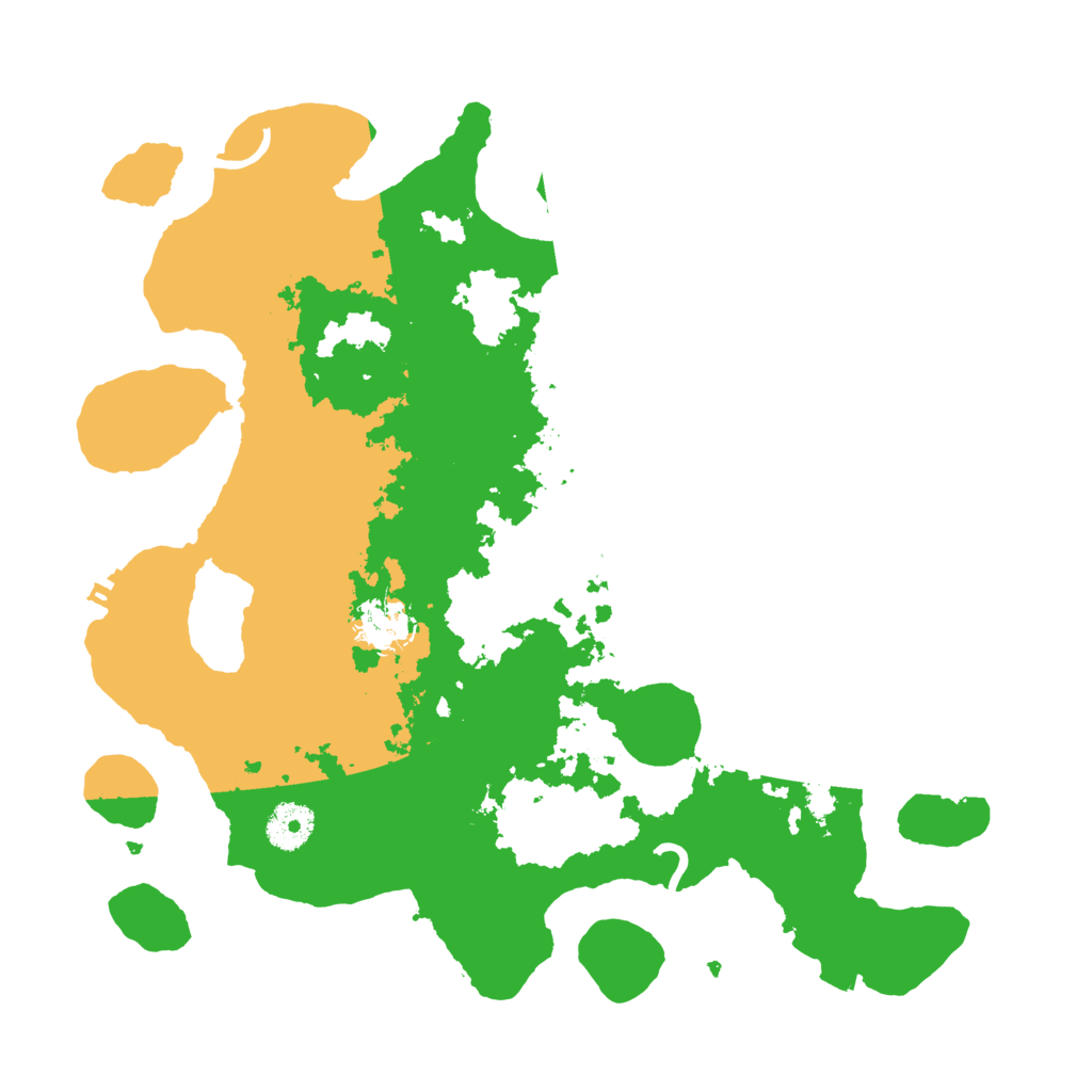 Biome Rust Map: Procedural Map, Size: 3500, Seed: 69771212
