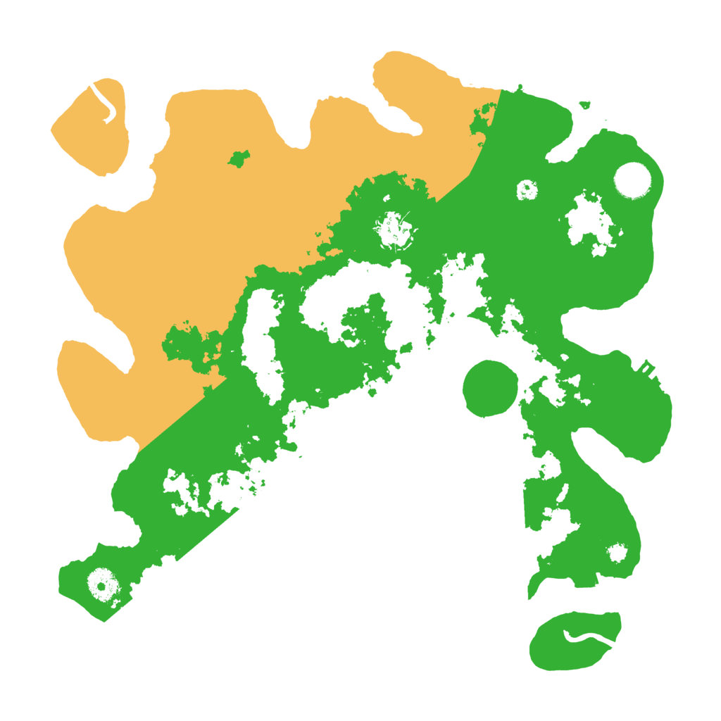 Biome Rust Map: Procedural Map, Size: 3500, Seed: 630506113