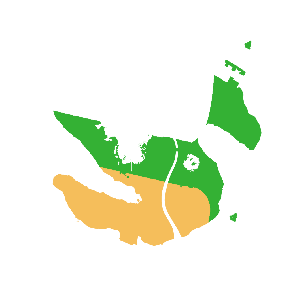 Biome Rust Map: Procedural Map, Size: 1900, Seed: 123459