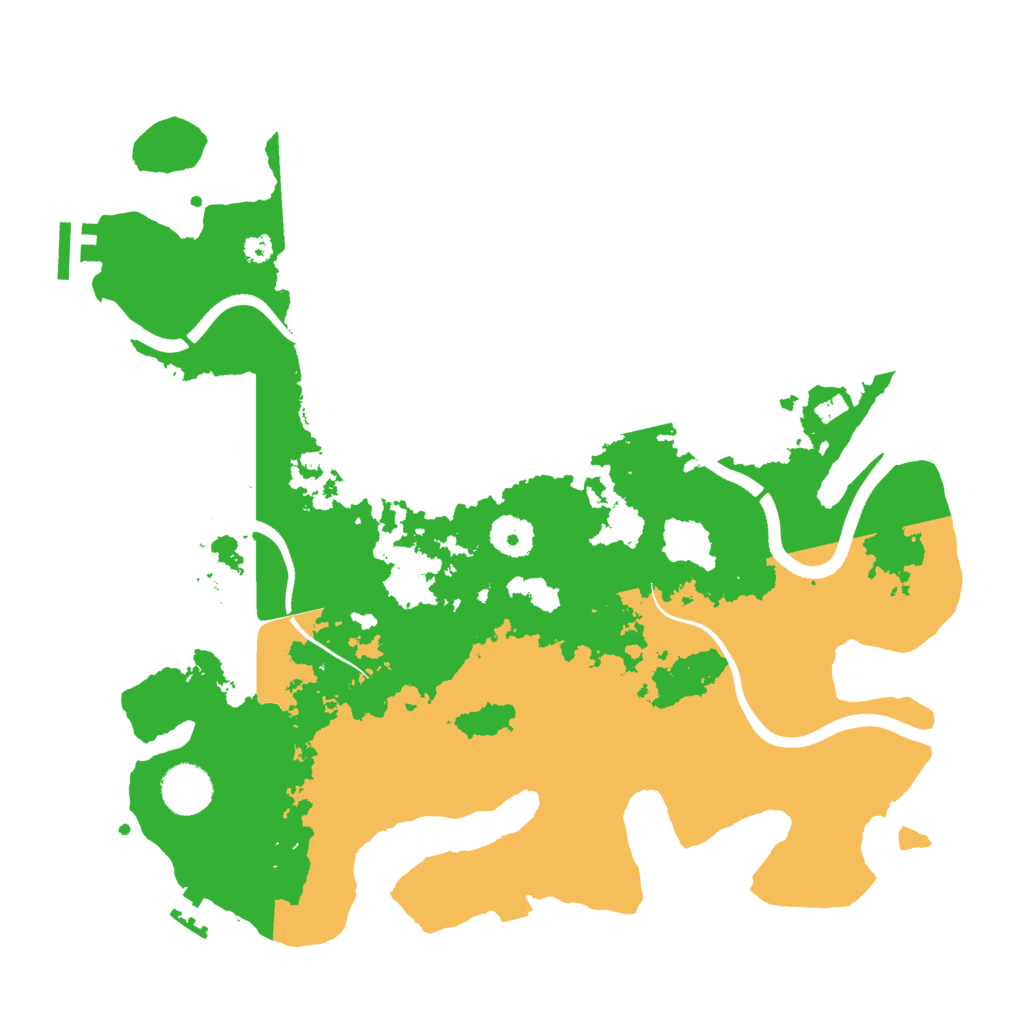 Biome Rust Map: Procedural Map, Size: 3600, Seed: 98926317