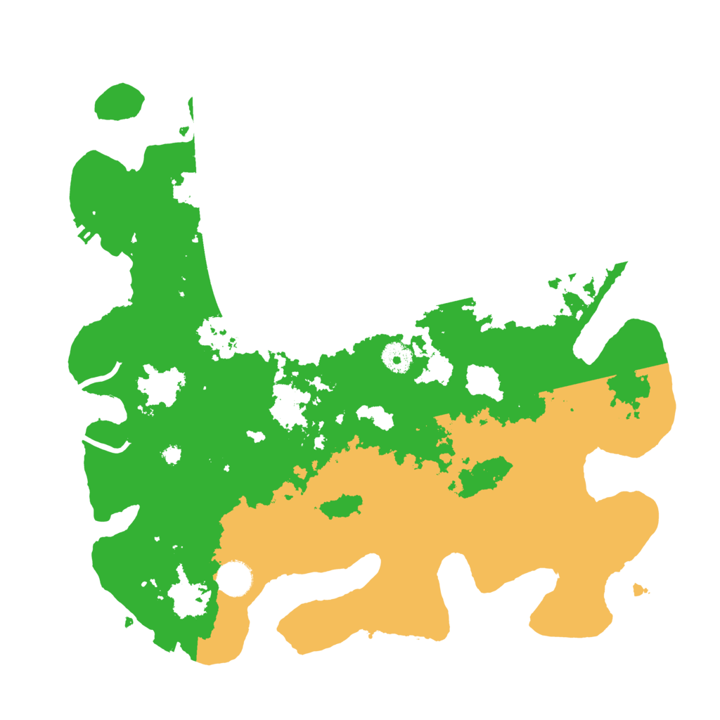 Biome Rust Map: Procedural Map, Size: 3600, Seed: 98926317