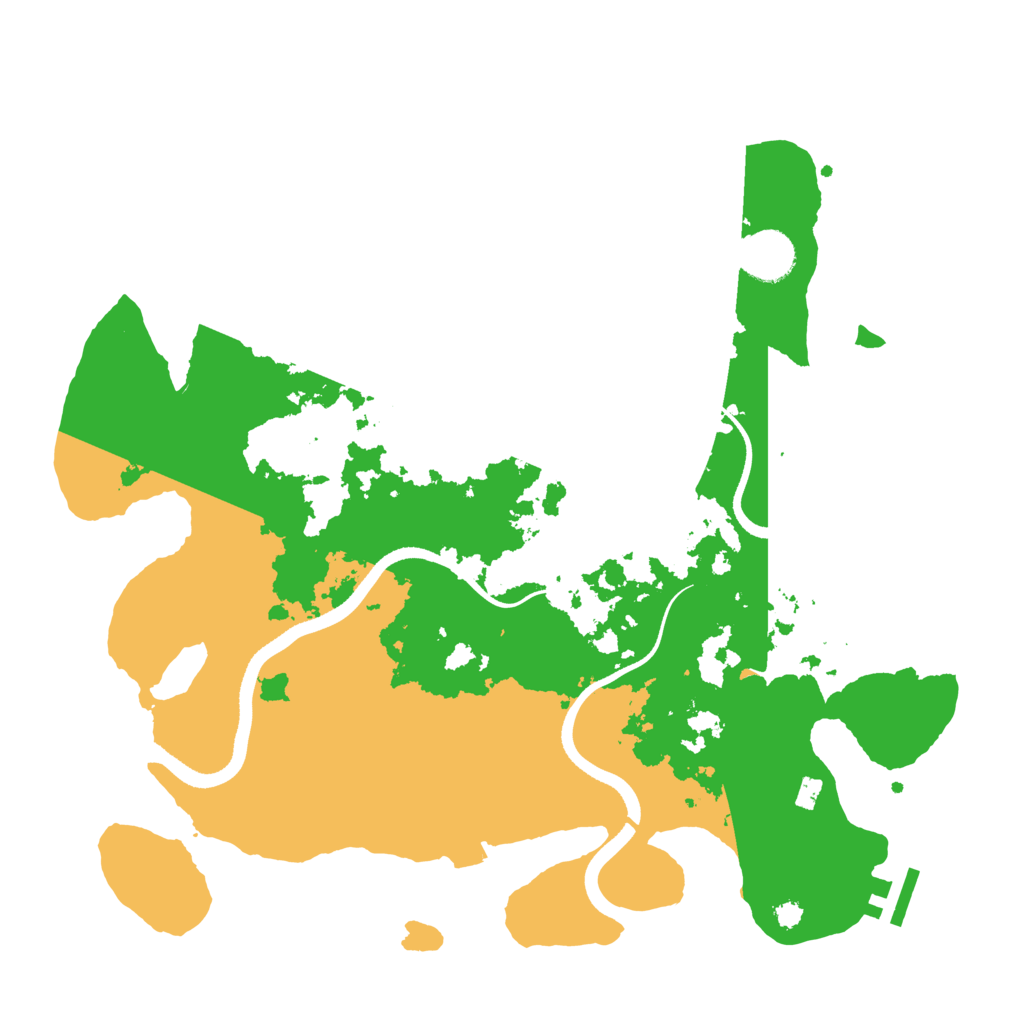 Biome Rust Map: Procedural Map, Size: 3500, Seed: 656040172