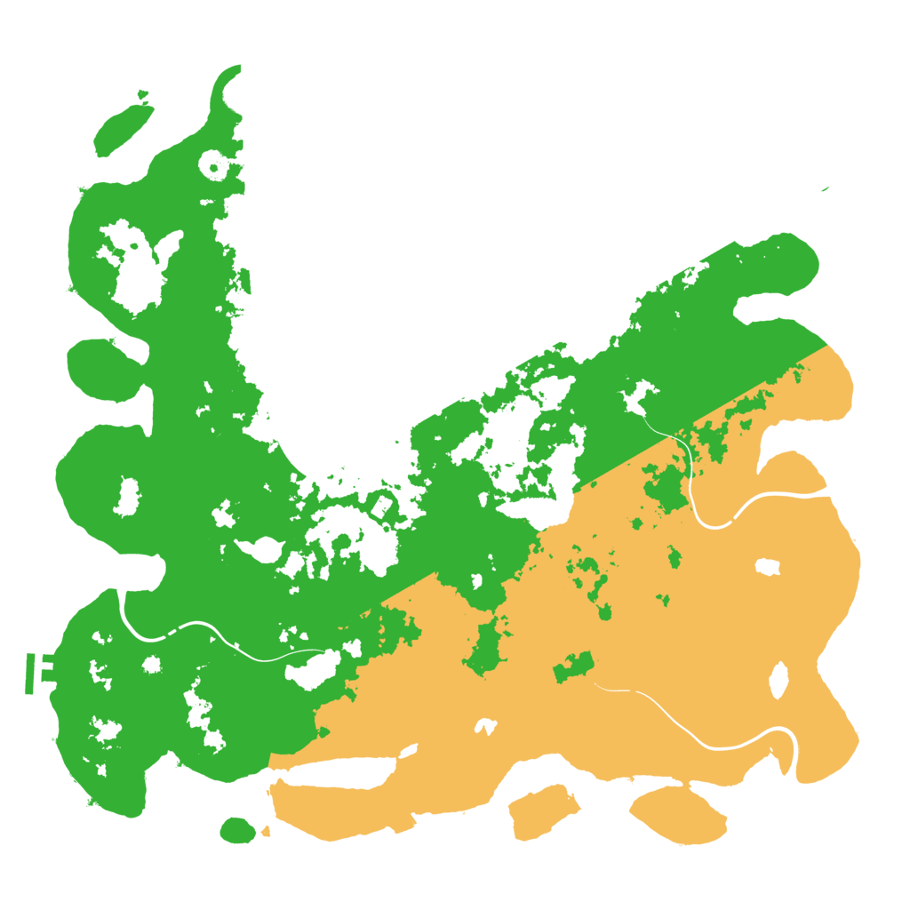 Biome Rust Map: Procedural Map, Size: 4500, Seed: 8901