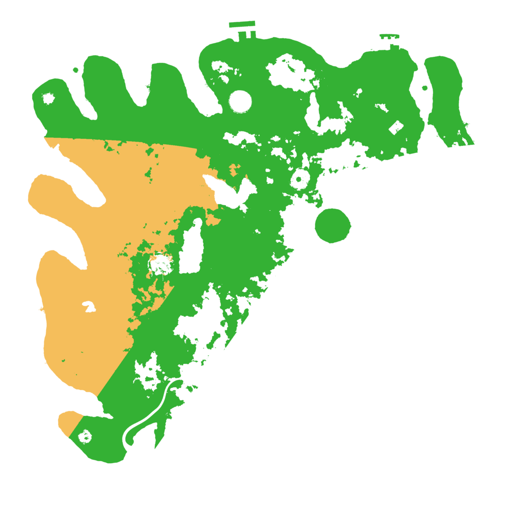 Biome Rust Map: Procedural Map, Size: 4000, Seed: 50502689