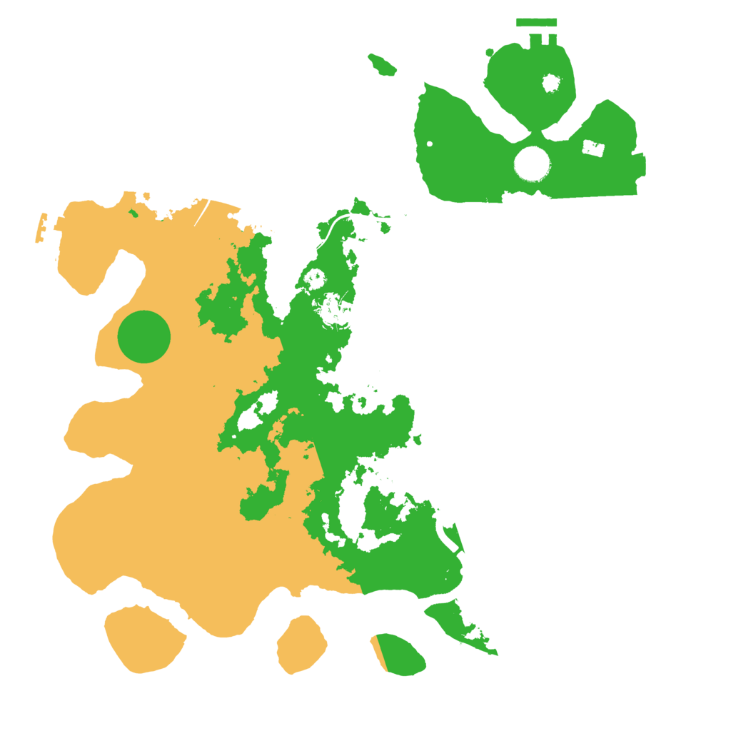 Biome Rust Map: Procedural Map, Size: 3650, Seed: 86349440