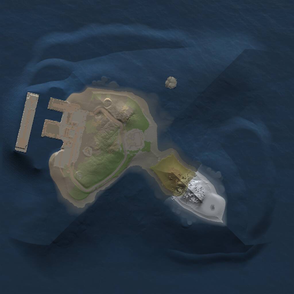 Rust Map: Procedural Map, Size: 1000, Seed: 357817076, 2 Monuments