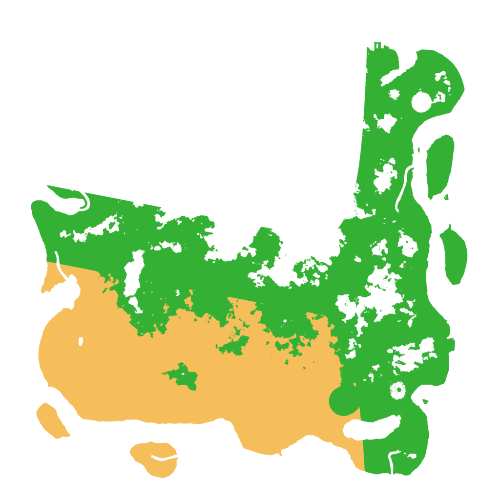 Biome Rust Map: Procedural Map, Size: 4500, Seed: 1123796750