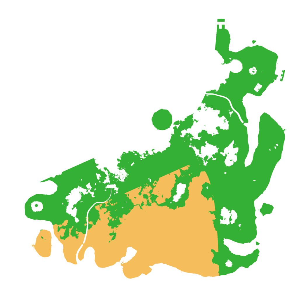 Biome Rust Map: Procedural Map, Size: 3950, Seed: 33718325
