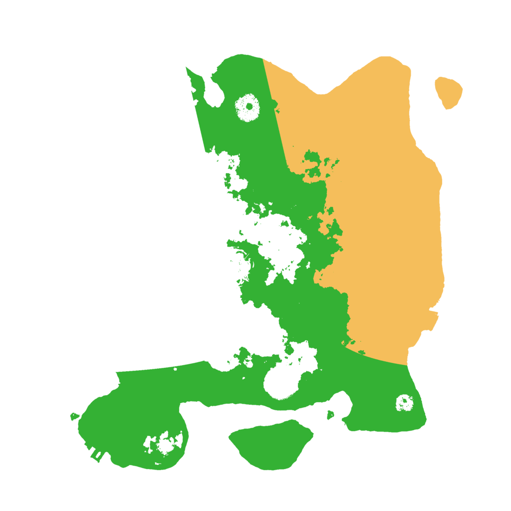 Biome Rust Map: Procedural Map, Size: 3000, Seed: 92561