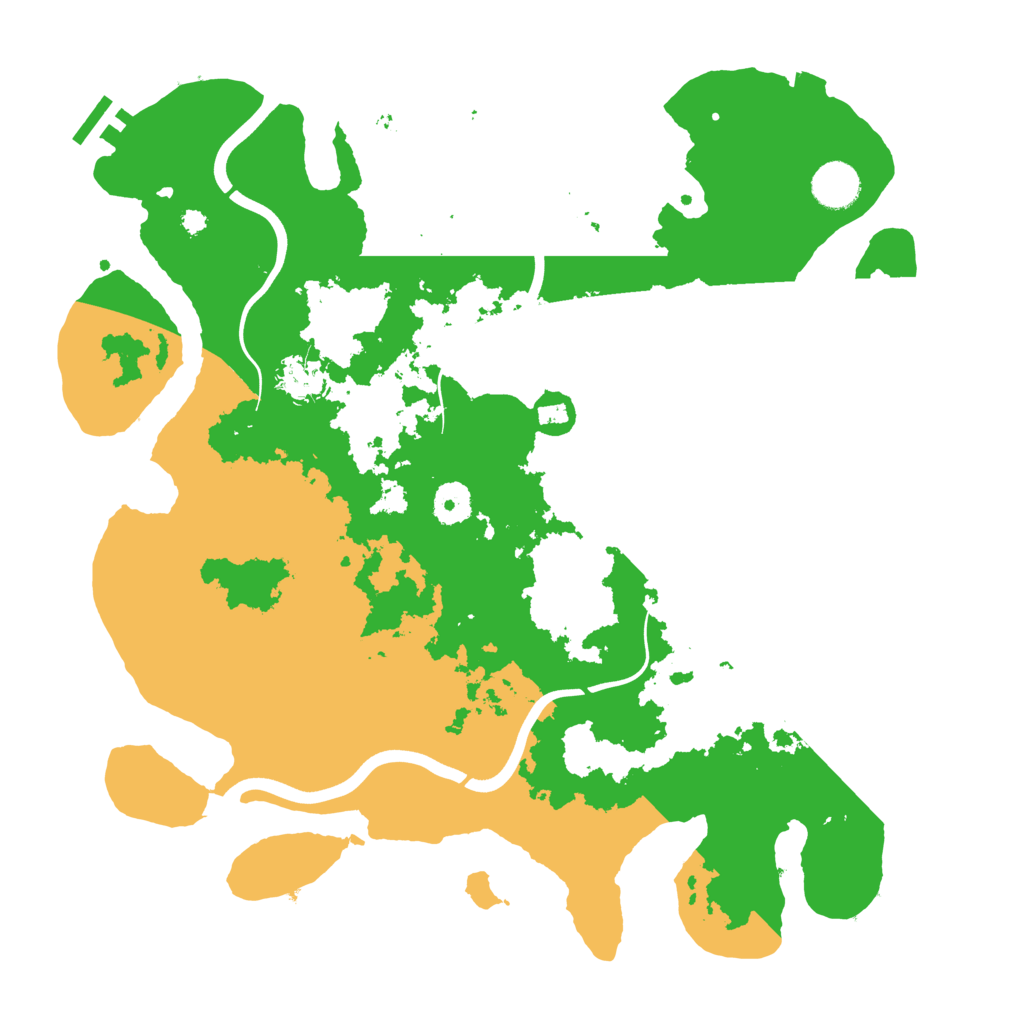 Biome Rust Map: Procedural Map, Size: 3800, Seed: 94409439