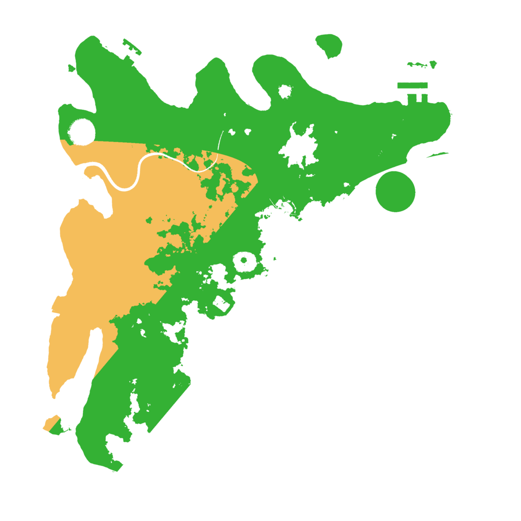 Biome Rust Map: Procedural Map, Size: 3500, Seed: 1541216512