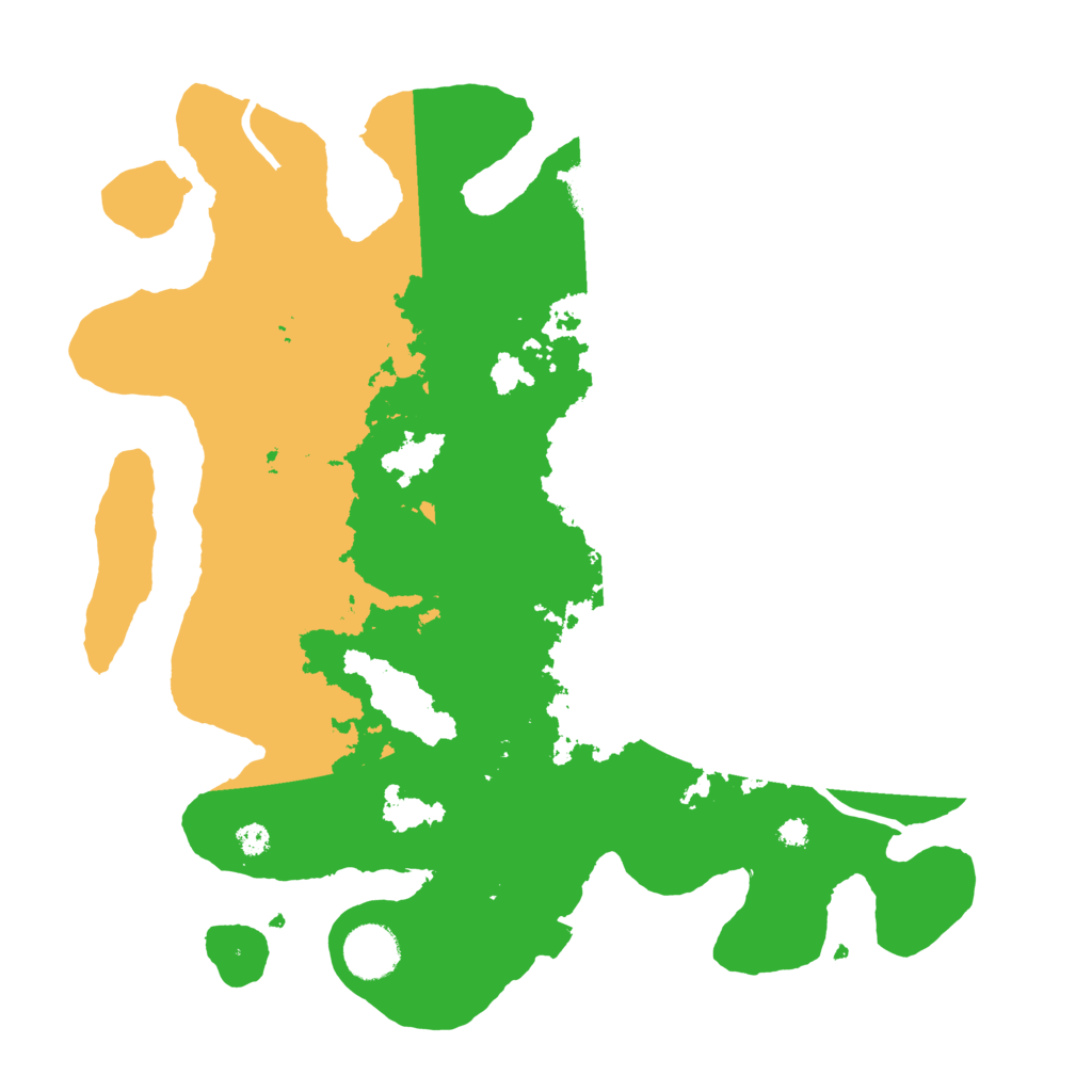 Biome Rust Map: Procedural Map, Size: 3500, Seed: 2037787275