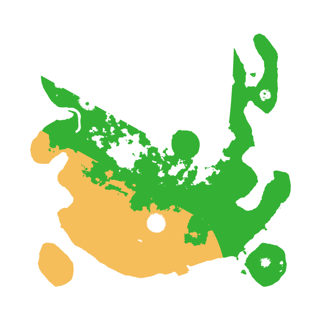 Biome Rust Map: Procedural Map, Size: 3000, Seed: 12111