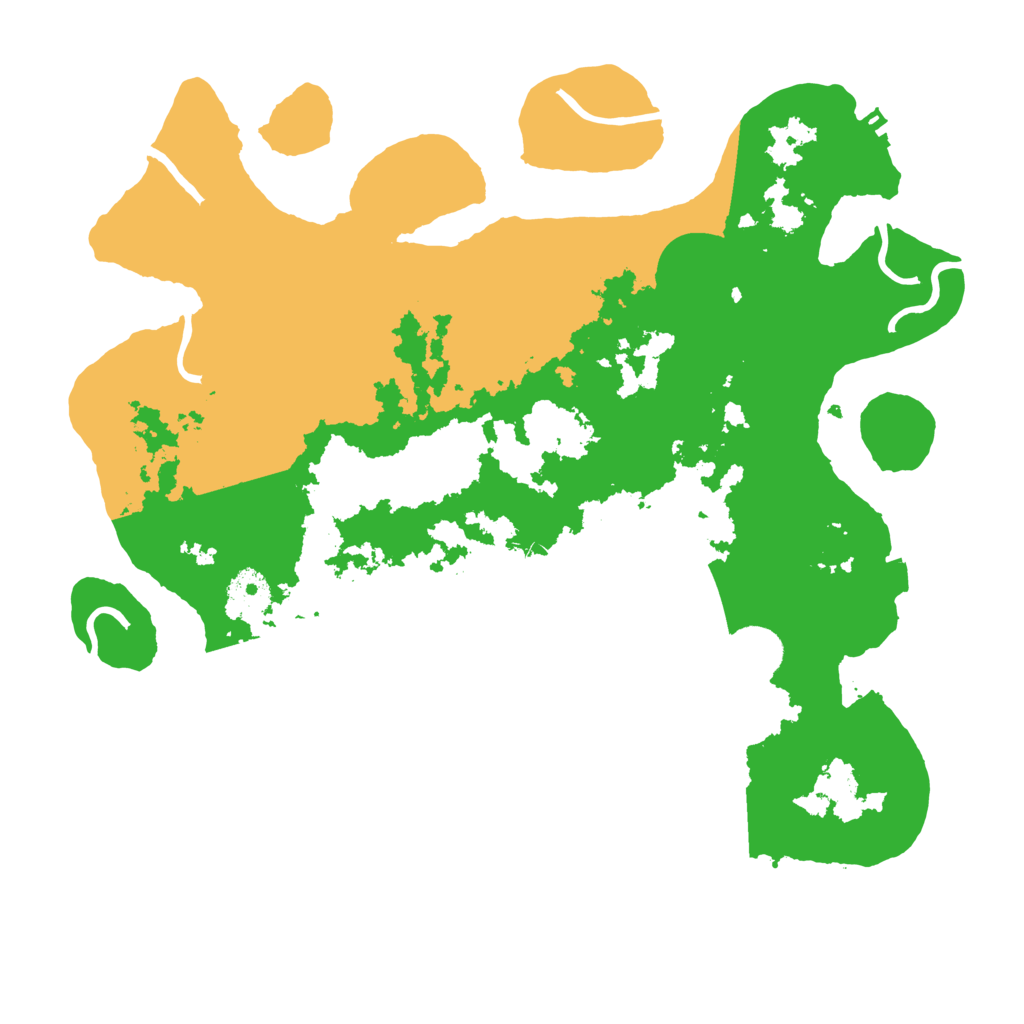 Biome Rust Map: Procedural Map, Size: 3500, Seed: 350865852