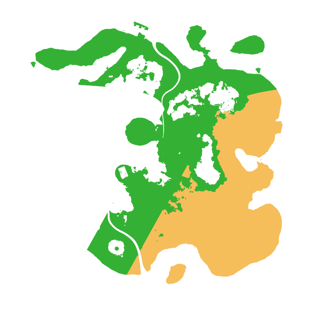 Biome Rust Map: Procedural Map, Size: 3000, Seed: 625503345