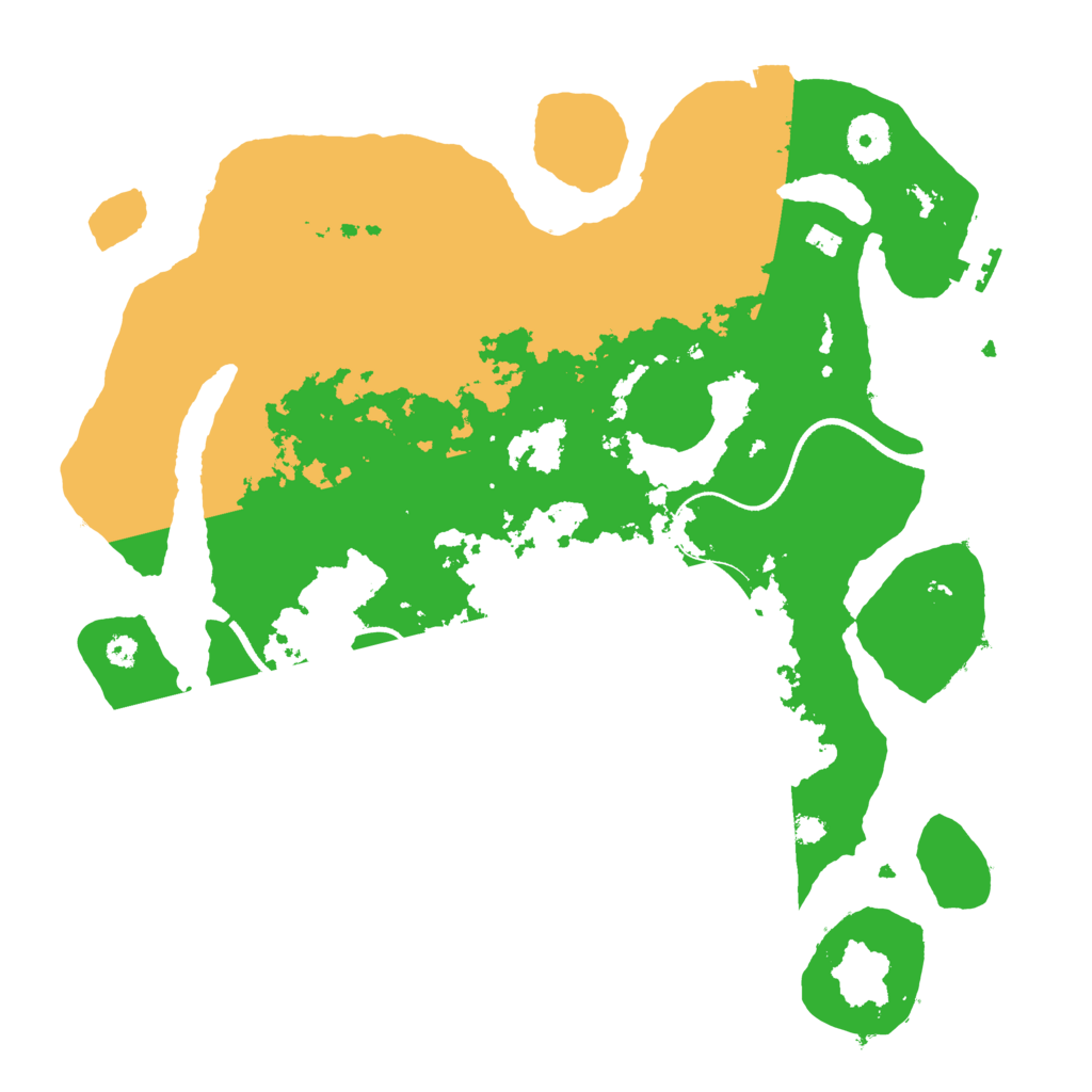 Biome Rust Map: Procedural Map, Size: 3500, Seed: 63398148