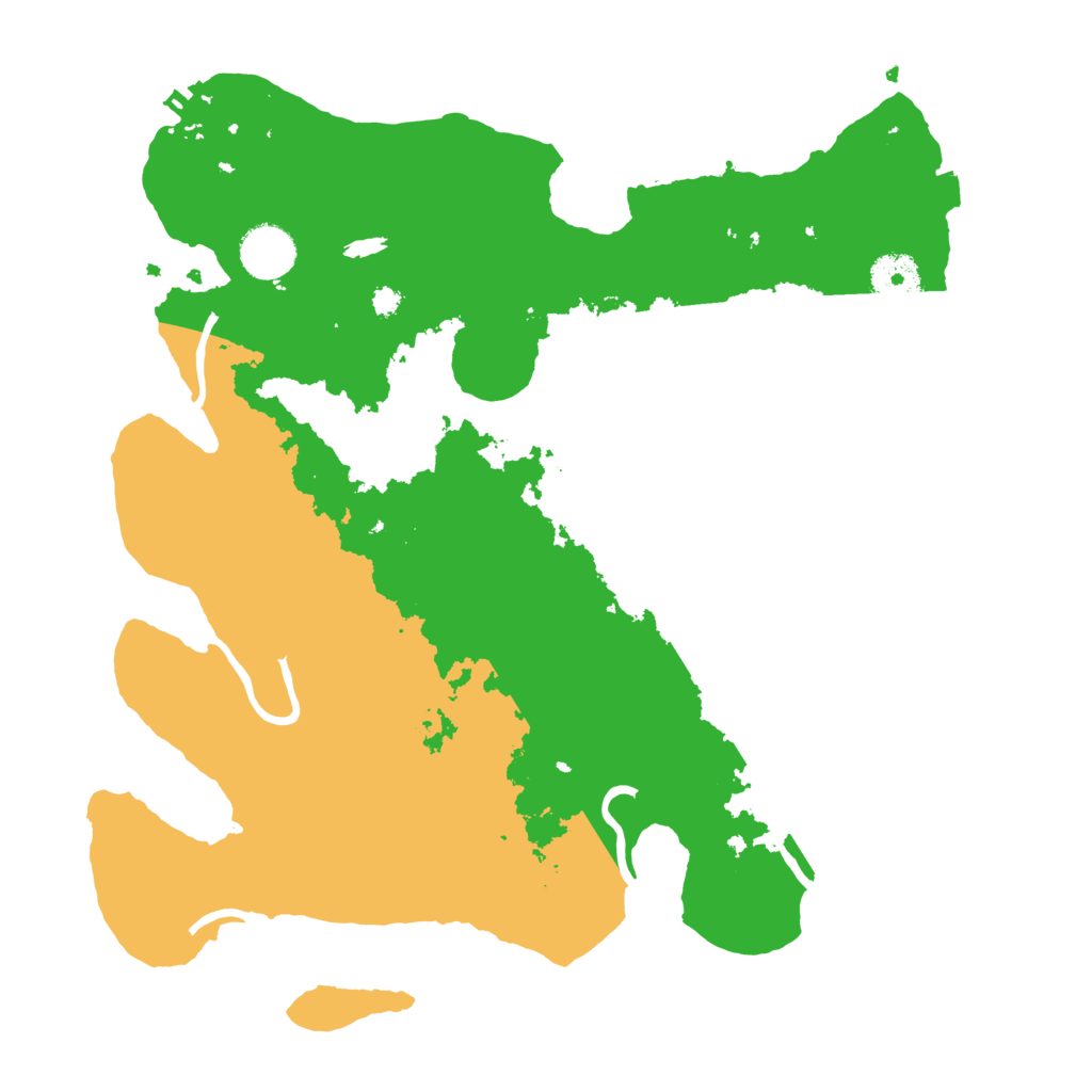 Biome Rust Map: Procedural Map, Size: 3500, Seed: 1361825837