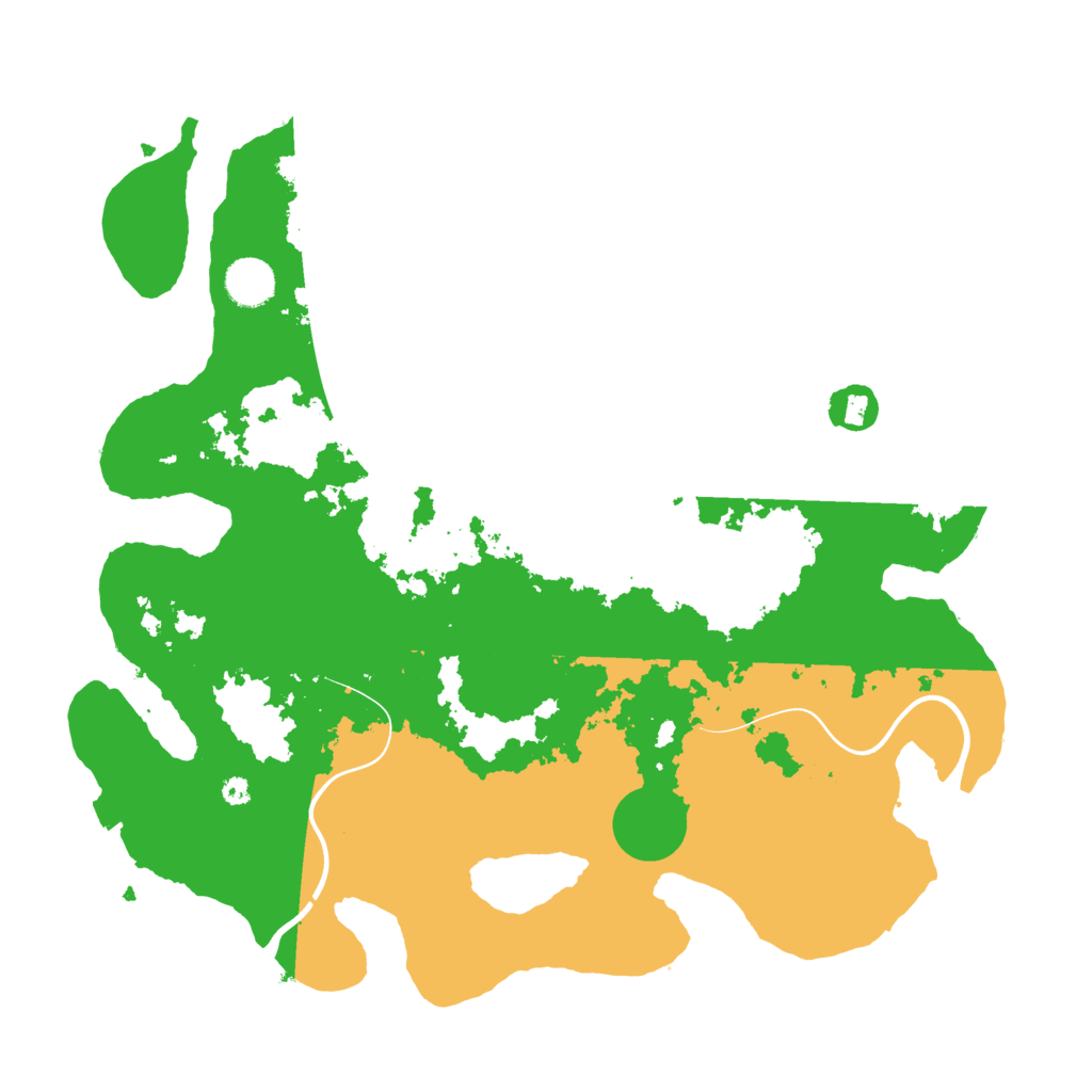 Biome Rust Map: Procedural Map, Size: 3900, Seed: 39941468