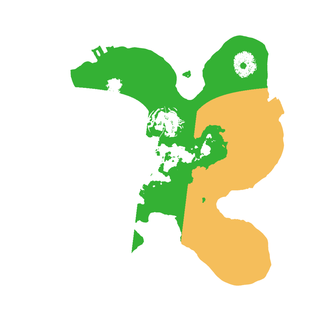 Biome Rust Map: Procedural Map, Size: 2000, Seed: 853142495