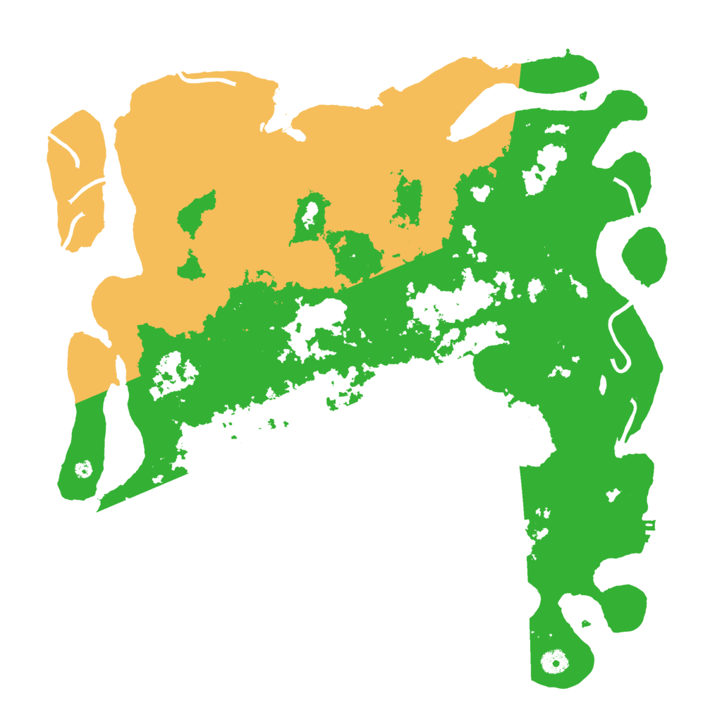 Biome Rust Map: Procedural Map, Size: 4250, Seed: 93176