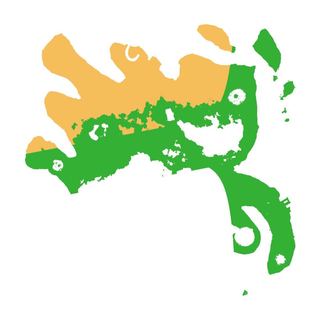 Biome Rust Map: Procedural Map, Size: 3000, Seed: 199