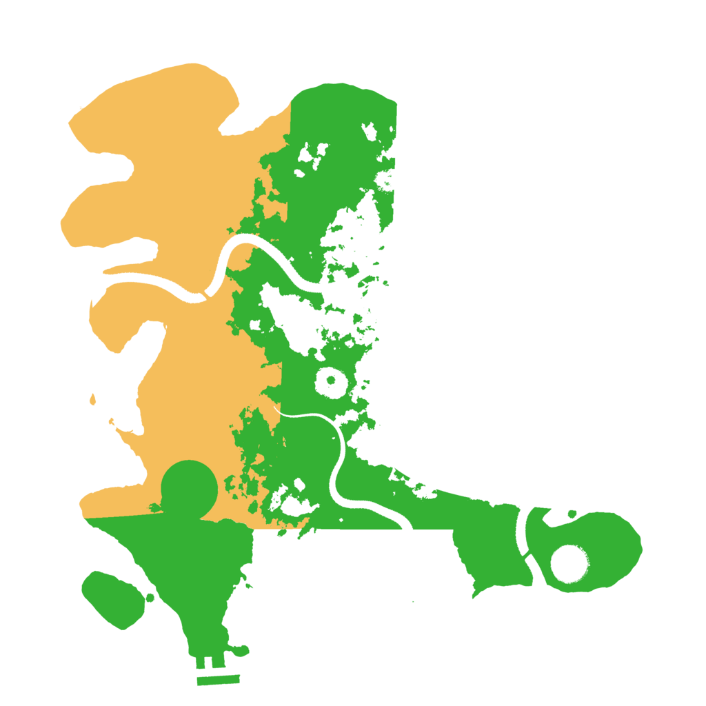 Biome Rust Map: Procedural Map, Size: 3300, Seed: 1799922431