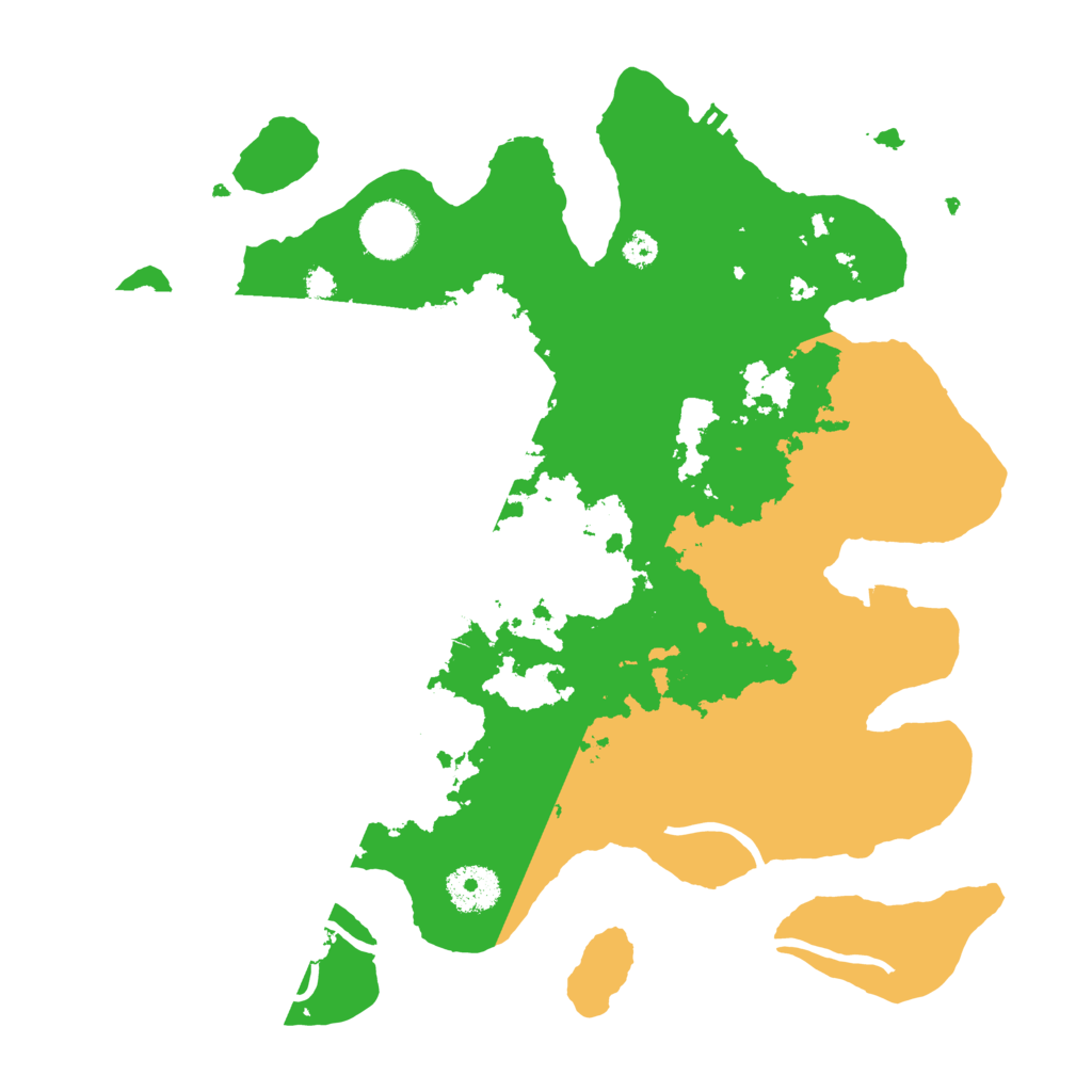 Biome Rust Map: Procedural Map, Size: 3300, Seed: 223