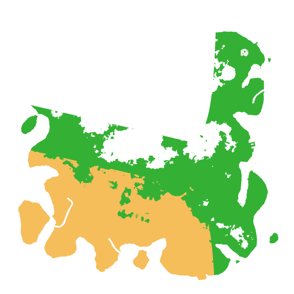 Biome Rust Map: Procedural Map, Size: 3950, Seed: 30183550