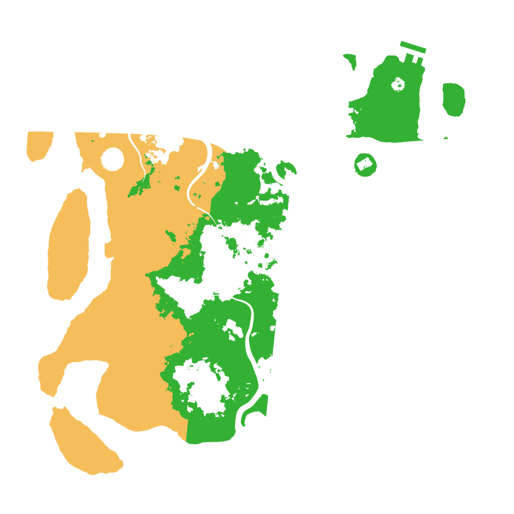 Biome Rust Map: Procedural Map, Size: 3950, Seed: 4626072