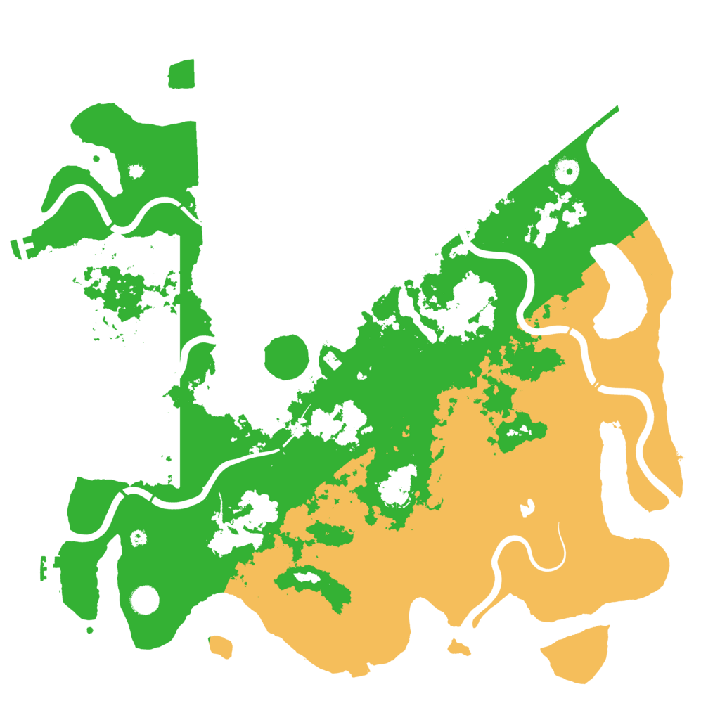 Biome Rust Map: Procedural Map, Size: 4400, Seed: 45127177