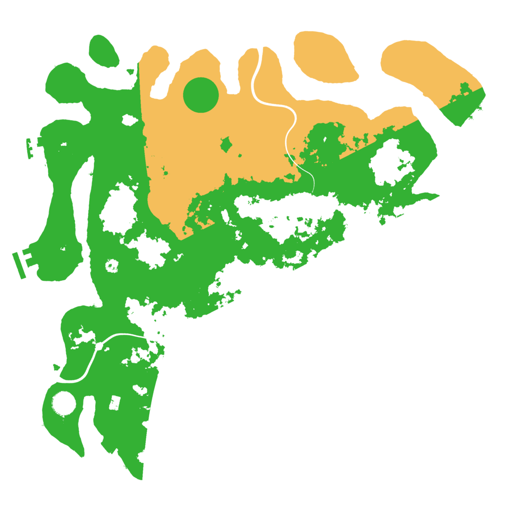 Biome Rust Map: Procedural Map, Size: 3850, Seed: 94073105