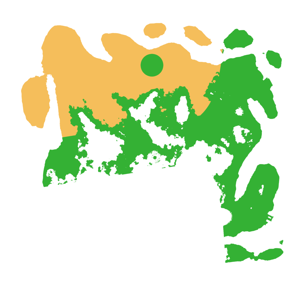 Biome Rust Map: Procedural Map, Size: 3600, Seed: 67246461