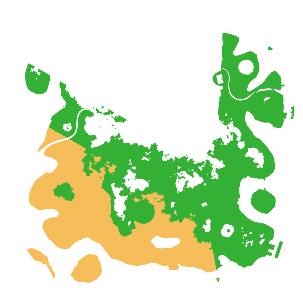 Biome Rust Map: Procedural Map, Size: 3550, Seed: 64952537