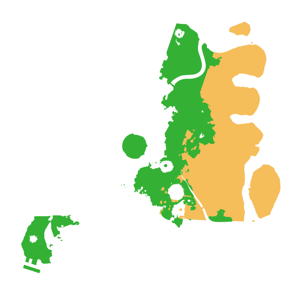 Biome Rust Map: Procedural Map, Size: 3500, Seed: 1711338547