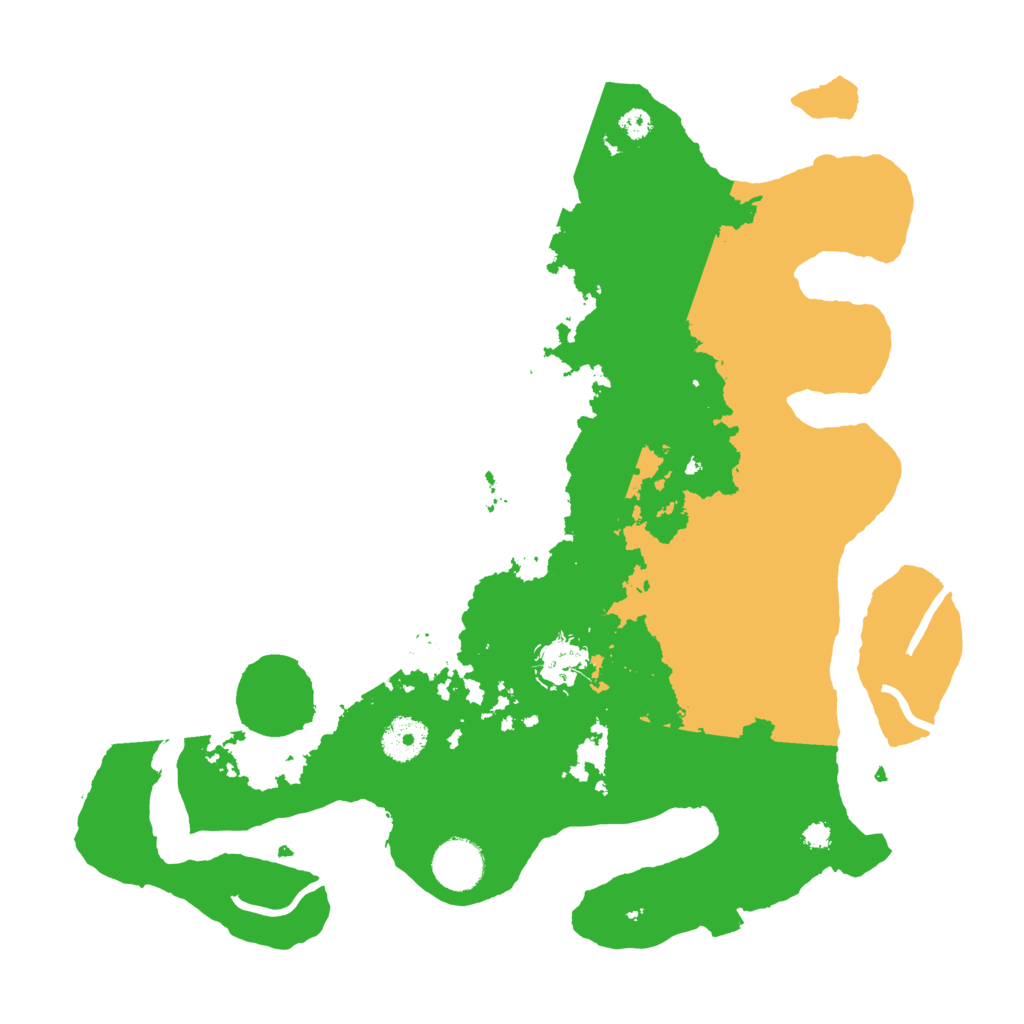 Biome Rust Map: Procedural Map, Size: 3500, Seed: 1711338547