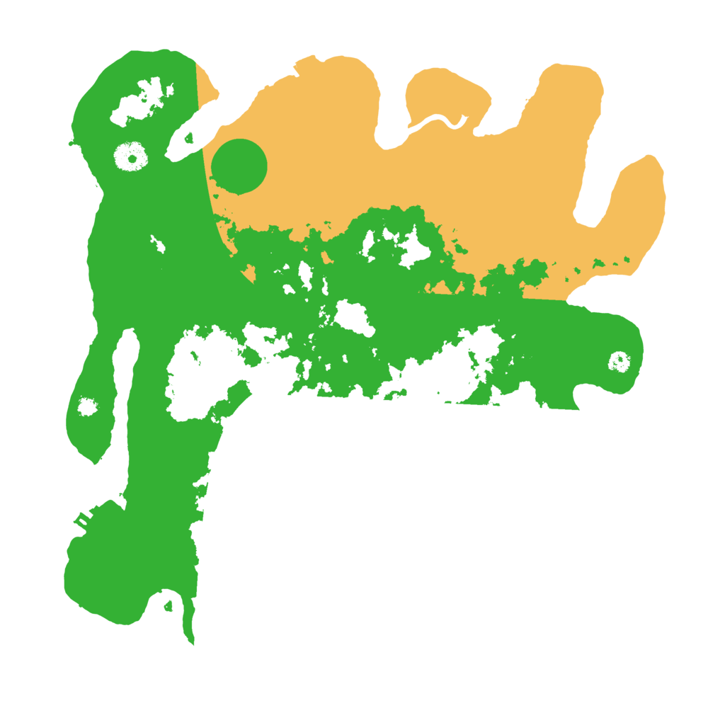 Biome Rust Map: Procedural Map, Size: 3500, Seed: 41300960