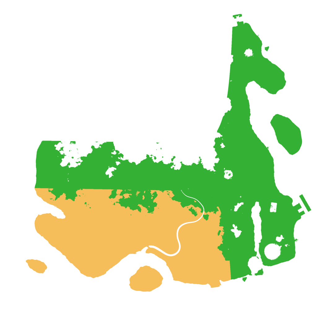 Biome Rust Map: Procedural Map, Size: 3500, Seed: 1778442714
