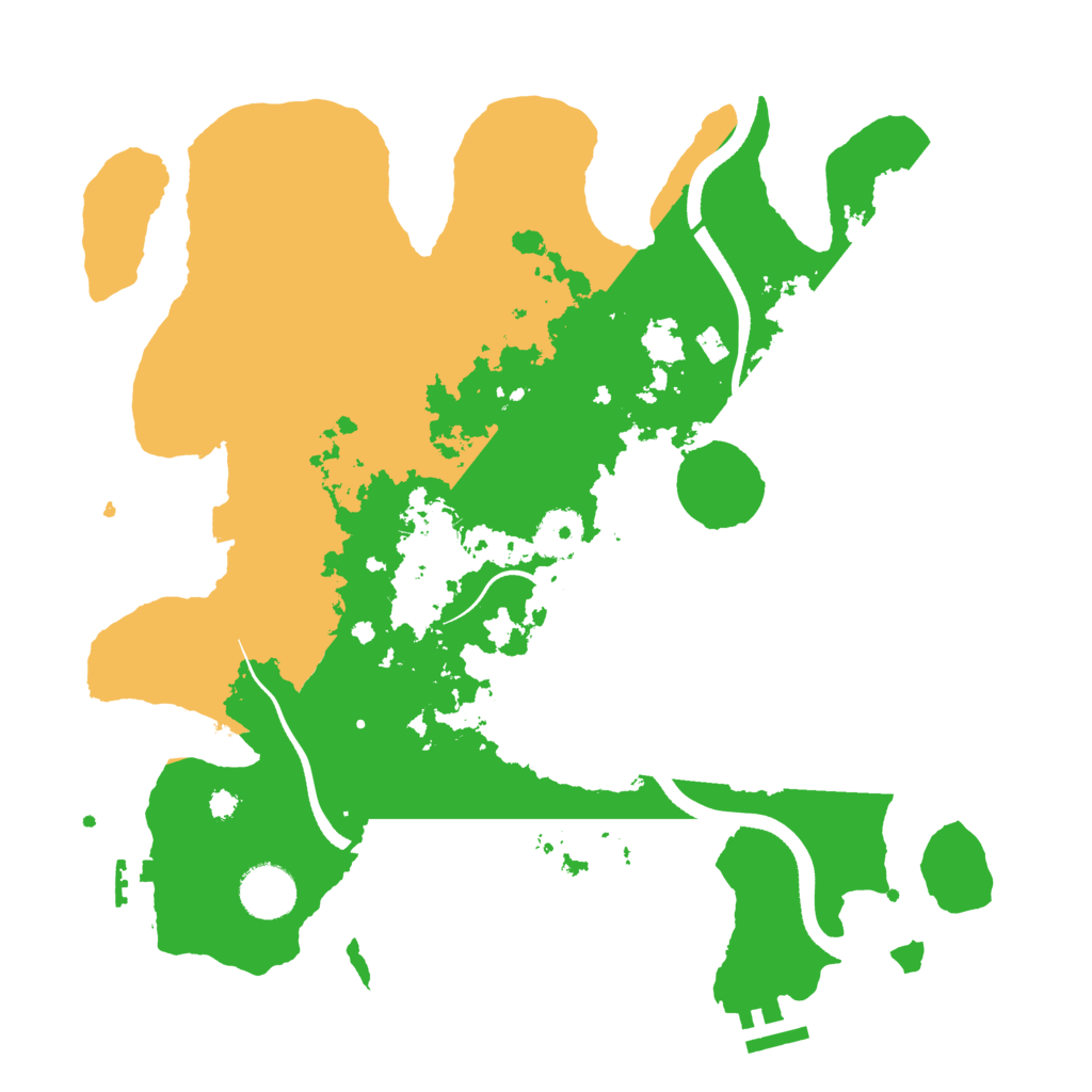 Biome Rust Map: Procedural Map, Size: 3500, Seed: 1861213865