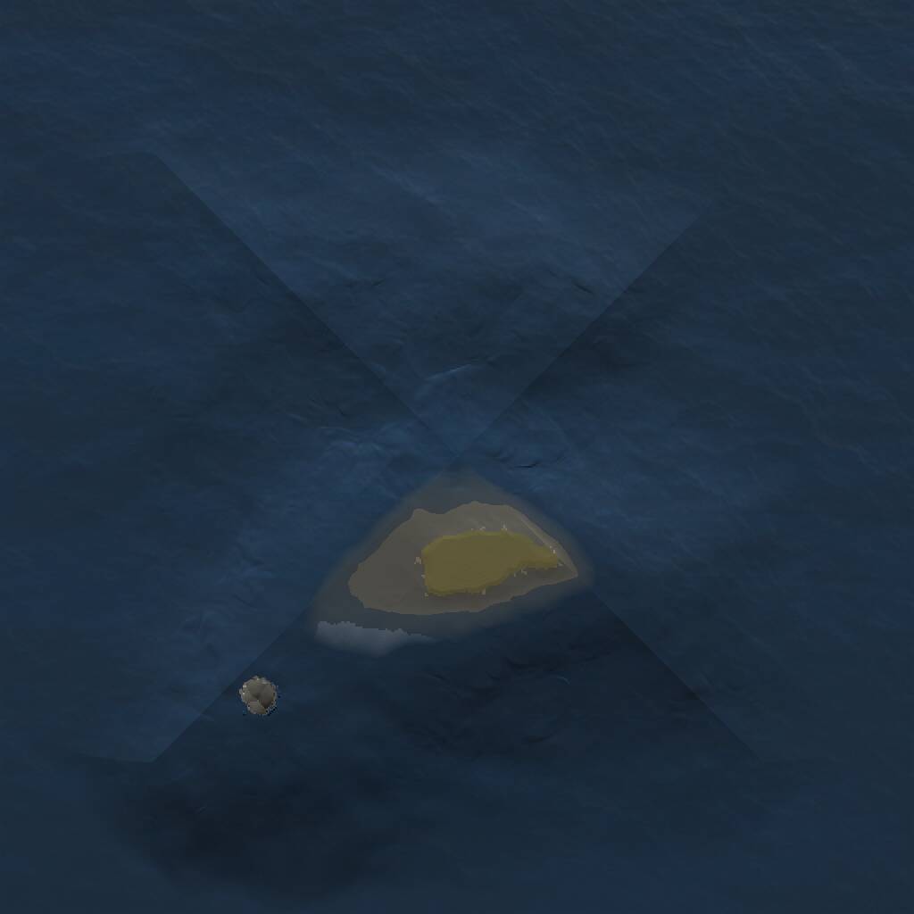 Rust Map: Procedural Map, Size: 1000, Seed: 1279606678, 1 Monuments