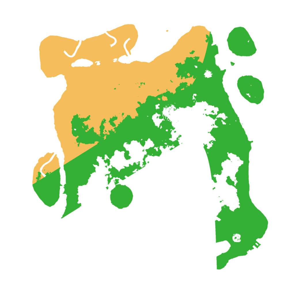 Biome Rust Map: Procedural Map, Size: 3500, Seed: 800045504